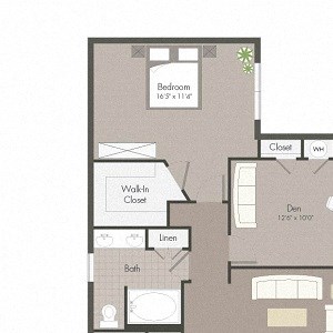 One Bedroom with Den